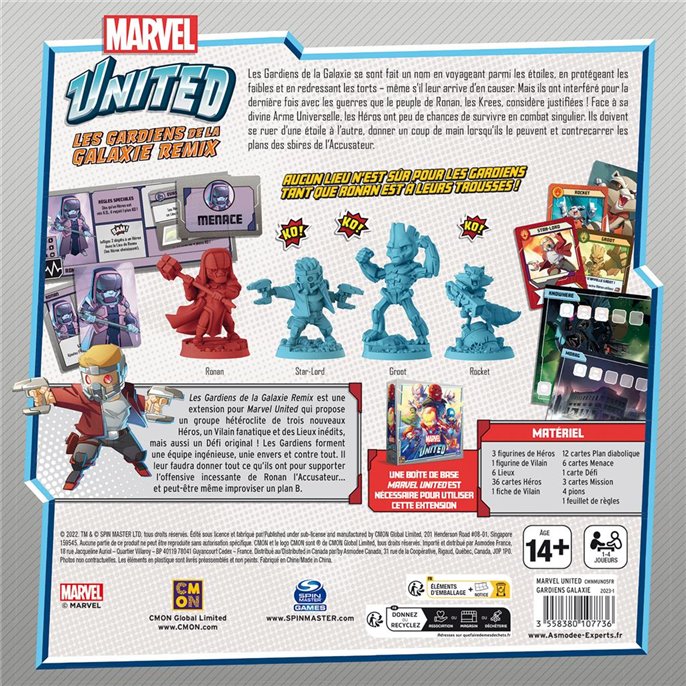 Marvel United : Les Gardiens de la Galaxie Remix