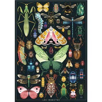 Puzzle : 1000 pièces - Les Insectes