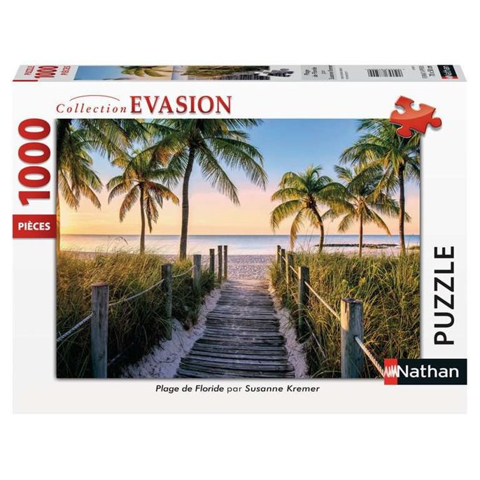Puzzle : 1000 pièces - Plage de Floride Nathan