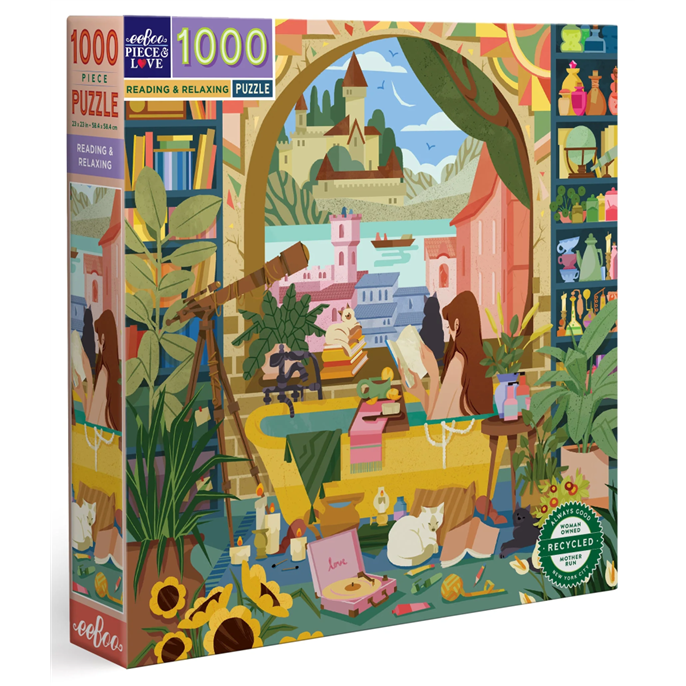 Puzzle : 1000 pièces - Reading & Relaxing