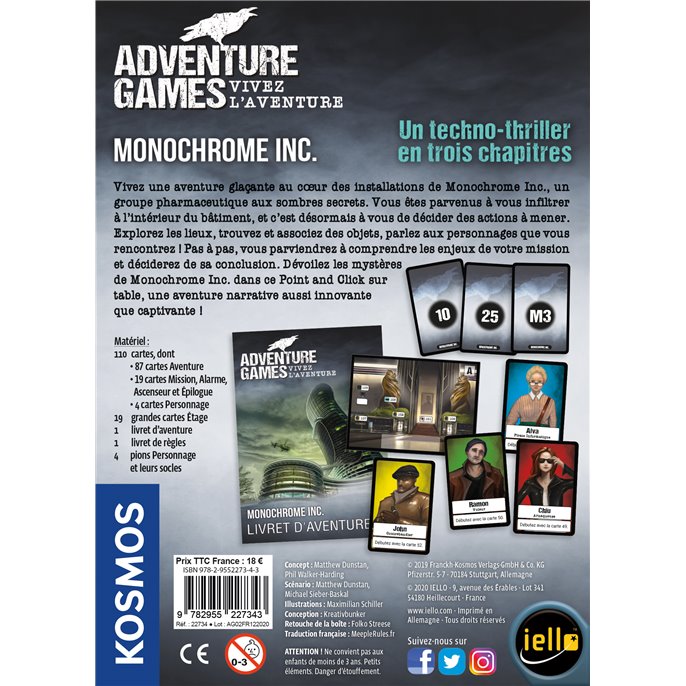 Adventure Games : Monochrome Inc.