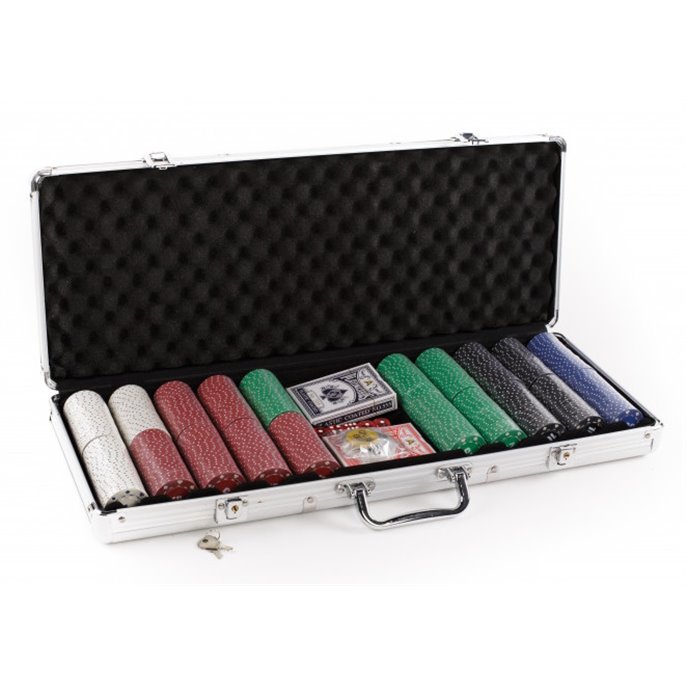 Malette de Poker : 500 jetons de 11,5g