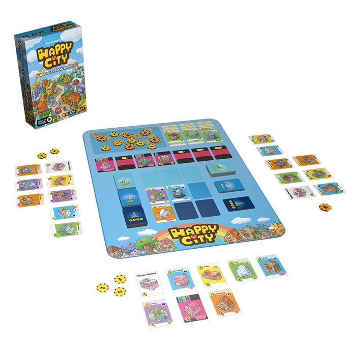 Acheter Happy City : Playmat - Cocktail Games - Jeux de société