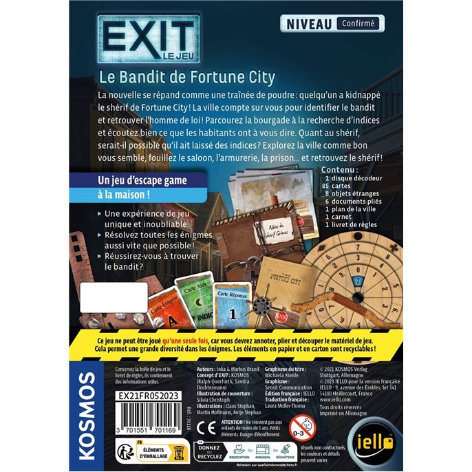 Exit : Le Bandit de Fortune City