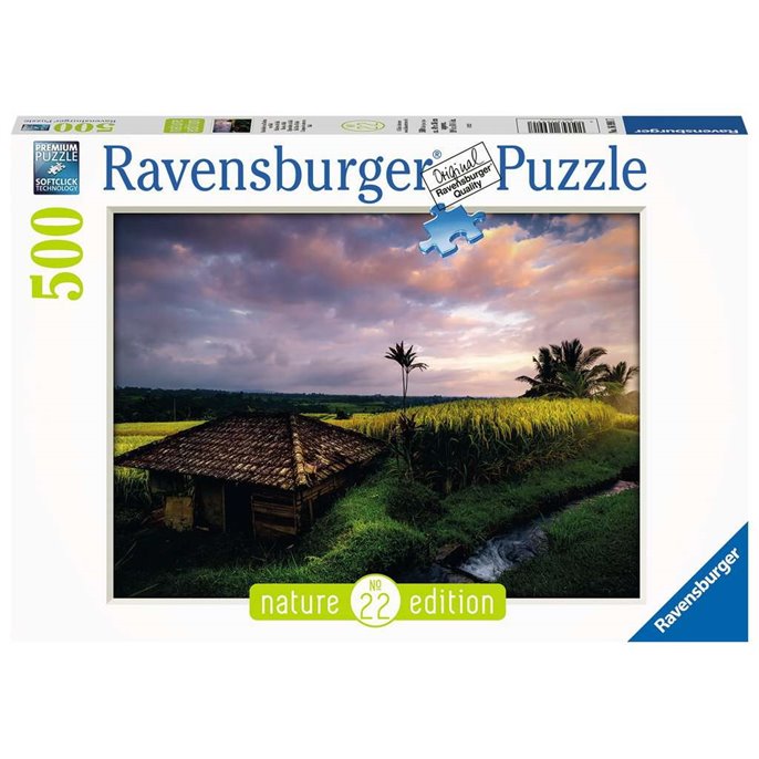 Puzzle : 500 pièces - Rizières de Bali