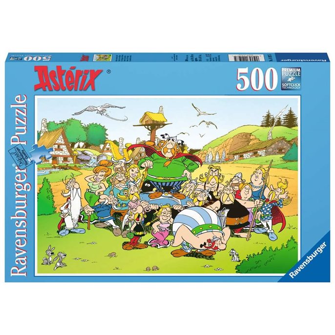 Puzzle 500 pièces : Astérix au village