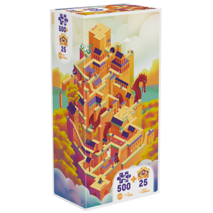 Puzzle Play Donjon : Château - 500 pièces