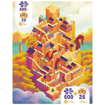 Puzzle Play Donjon : Château - 500 pièces