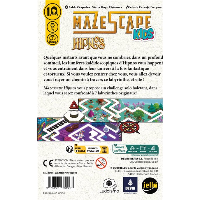 Mazescape Kids : Hipnos
