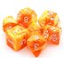 Set de dés de Jeu de Rôle : Jaune & Orange