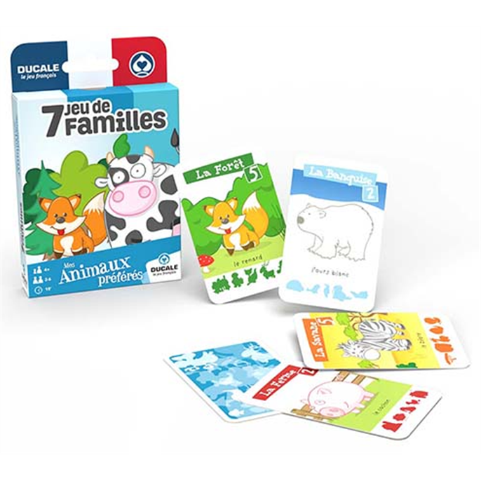 Jeu de 7 Familles - Mes Animaux Préférés