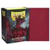 Protège-cartes : 63x88mm Matte Blood Red Dragon Shield - Lot de 100