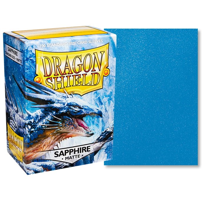 Acheter Protège-cartes : 63x88mm Matte Sapphire Dragon Shield