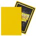 Protège-cartes : 63x88mm Matte Jaune Dragon Shield - Lot de 100