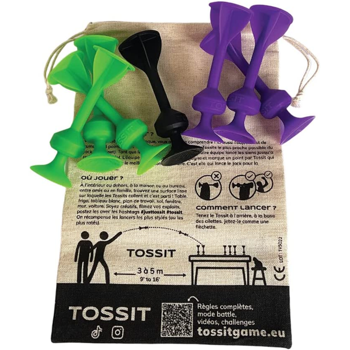 Acheter Tossit : Violet et Vert - Tossit - Jeux de société - Le Passe Temps