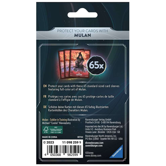 Lorcana : Sleeves Mulan