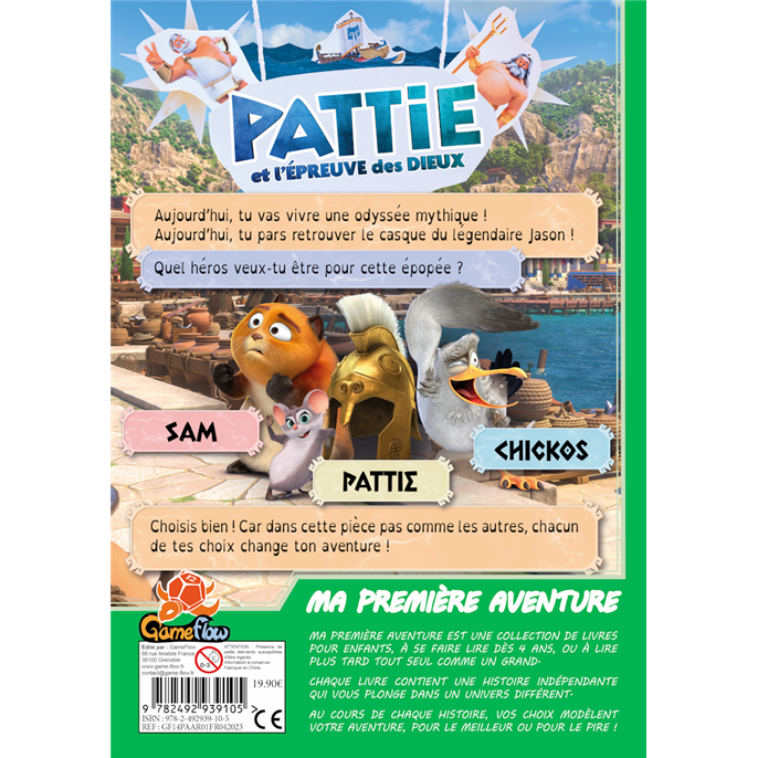 Ma Première Aventure : Pattie et la Colère de Poséidon