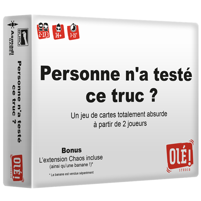 Personne n'a Testé ce Truc ?