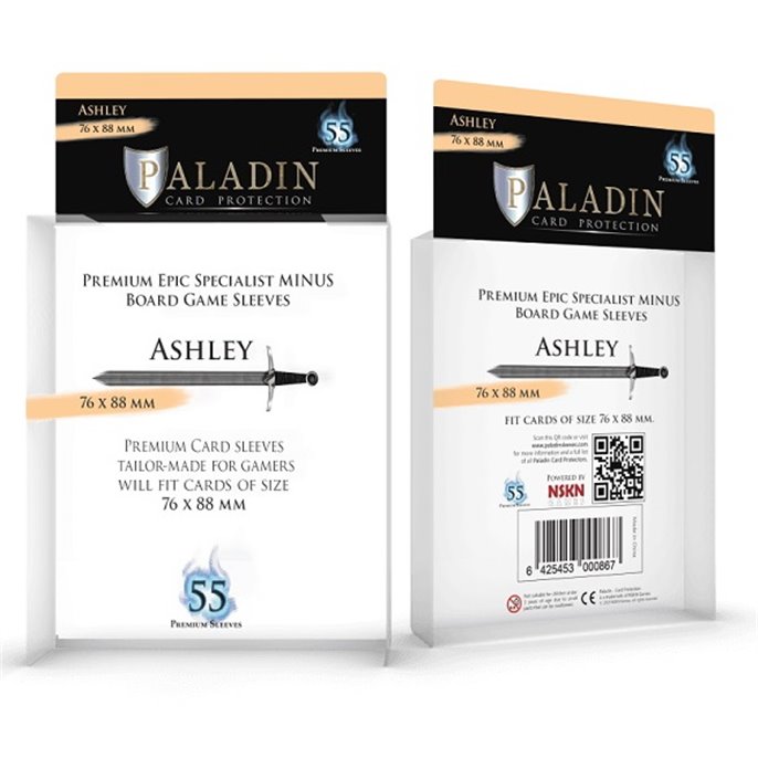 Protège Cartes : 76x88mm Paladin - Lot de 55