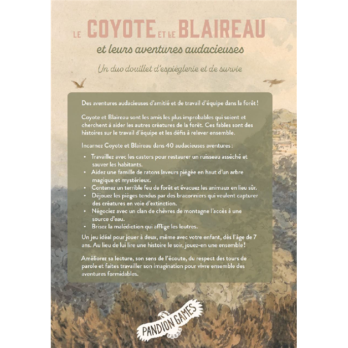 Le Coyote et le Blaireau - Un Jeu de Rôle en Duo