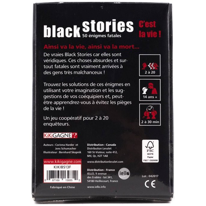 Black Stories - C'est la Vie