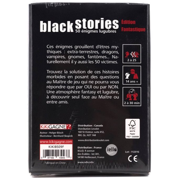 Black Stories - Fantastique