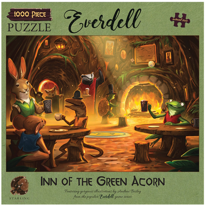 Puzzle 1000 pièces : Everdell - Inn of the green acorn