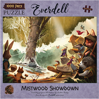 Puzzle 1000 pièces : Everdell -  Mistwood Showdown