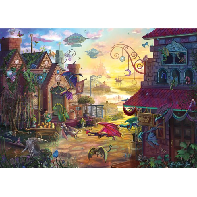 Puzzle : 1000 pièces - Courrier du dragon