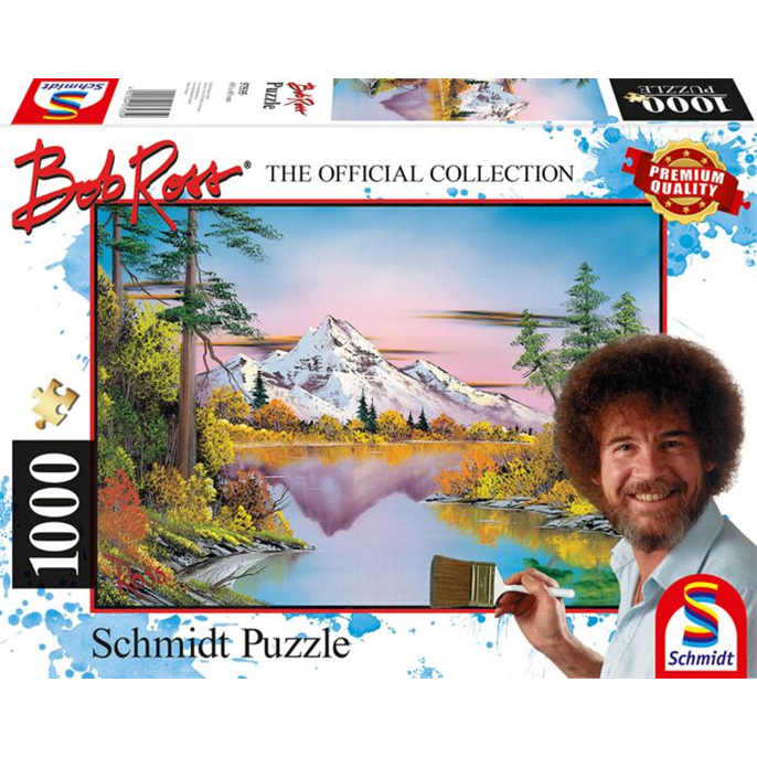 Puzzle : 1000 pièces - Réflexions - Bob Ross