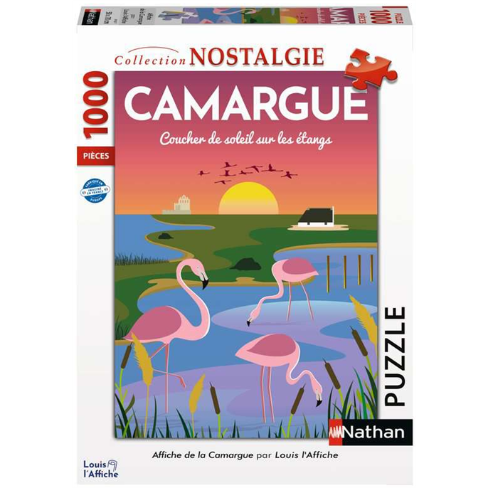 Puzzle : 1000 pièces - Affiche de la camargue