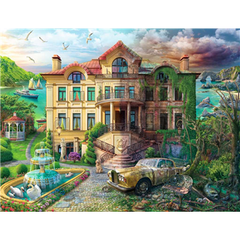 Puzzle : 2000 pièces - Manoir au fil du temps