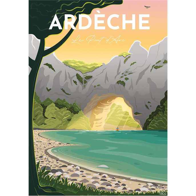Puzzle : 1500 pièces - Affiche de l'Ardèche