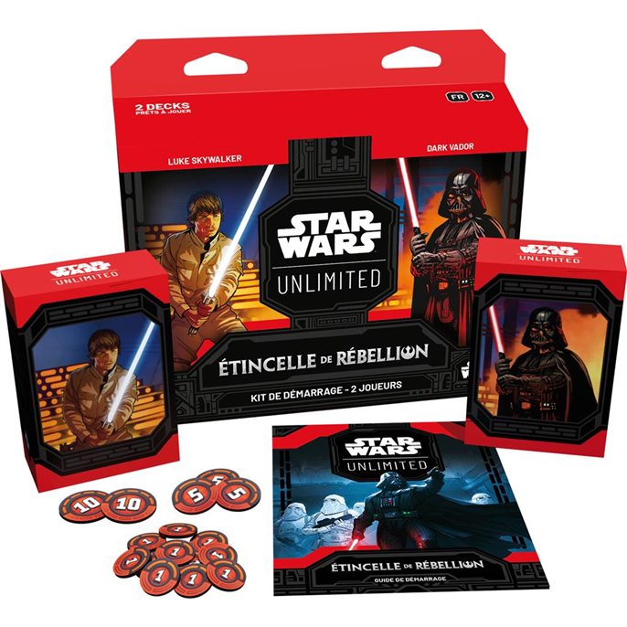 Star Wars Unlimited : Étincelle de Rébellion - Kit de Démarrage