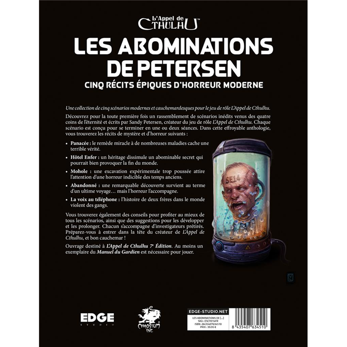 L’Appel de Cthulhu : Les Abominations de Petersen