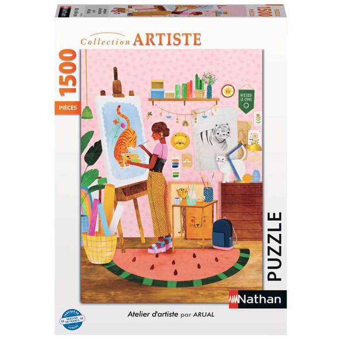 Puzzle : 1500 pièces - Atelier d'artiste