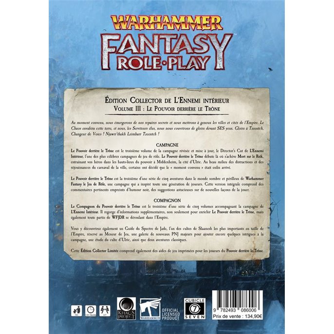 Warhammer Fantasy : Le Pouvoir Derrière le Trône - Collector