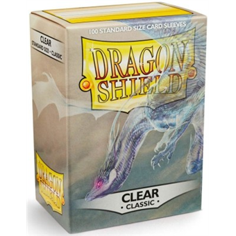 Protège-cartes : 63x88mm Clear Dragon Shield - Lot de 100