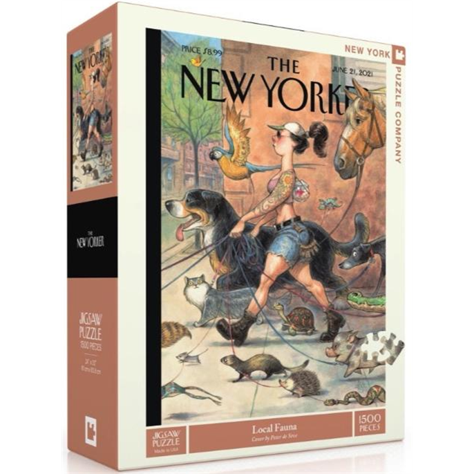 Puzzle 1500 pièces - New Yorker - Local Fauna - Peter De Sève