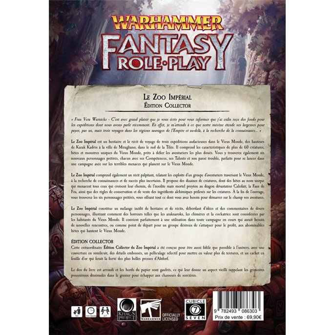 Warhammer Fantasy : Le Zoo impérial - Version Collector