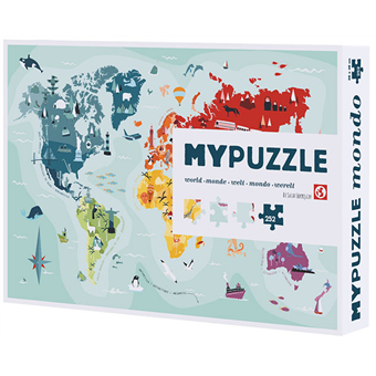 Puzzle : 252 pièces - Le Monde