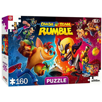 Puzzle : 160 pièces : Crash Rumble Heroes