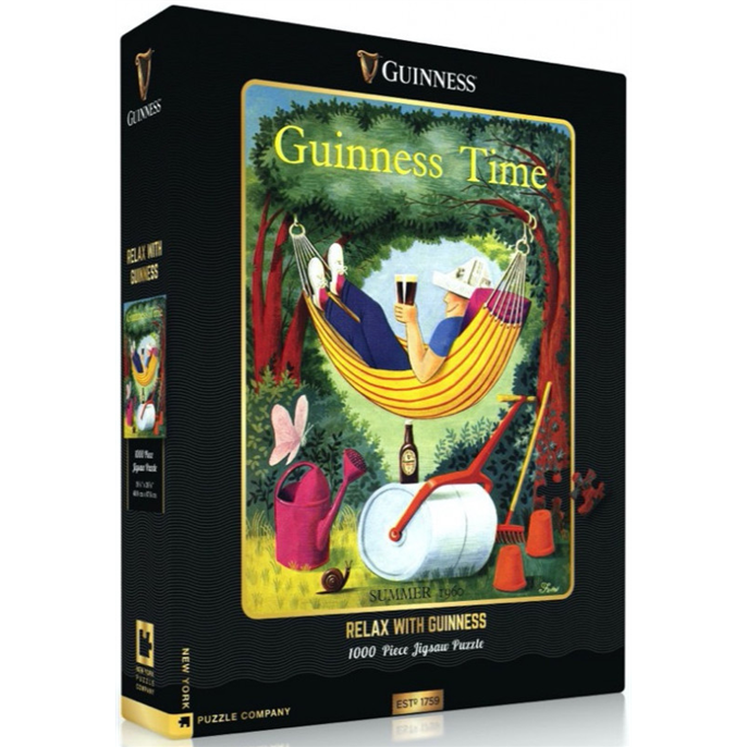 Puzzle 1000 pièces - Relax with Guinness