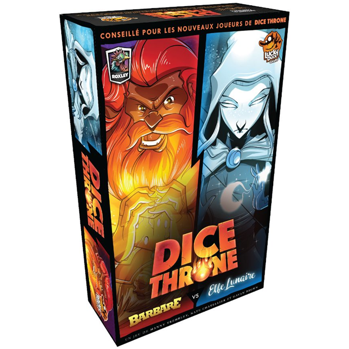 Dice Throne : Barbare VS Elfe Lunaire