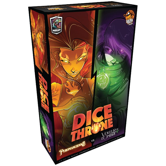 Dice Throne : Pyromancienne VS Voleur de l'Ombre