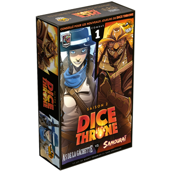 Dice Throne : As de la Gâchette VS Samouraï