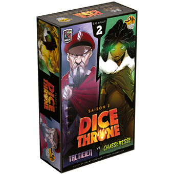 Dice Throne : Tacticien VS Chasseresse