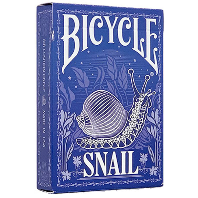 54 Cartes Bicycle : Escargot Bleu
