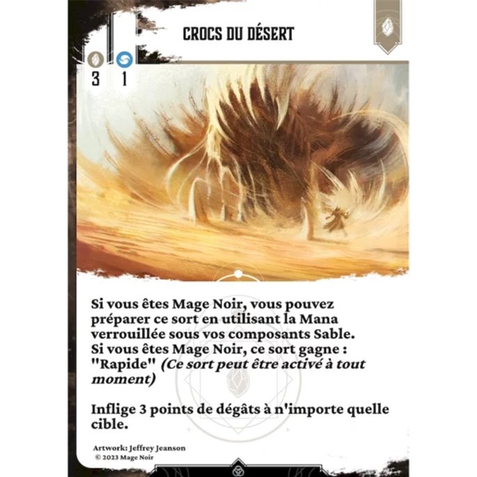 Mage Noir : Extension Sable