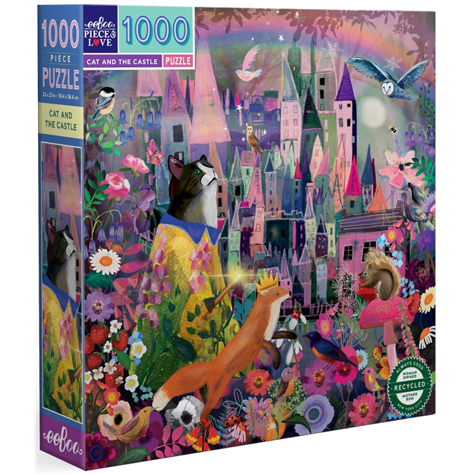 Puzzle : 1000 pièces - Cat and the Castle
